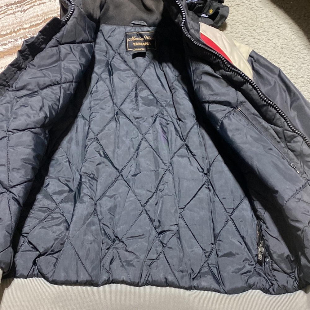 Women's YAMAHA Maxine Wear Black Nylon Canvas Jacket​​​ - Picture 8 of 9